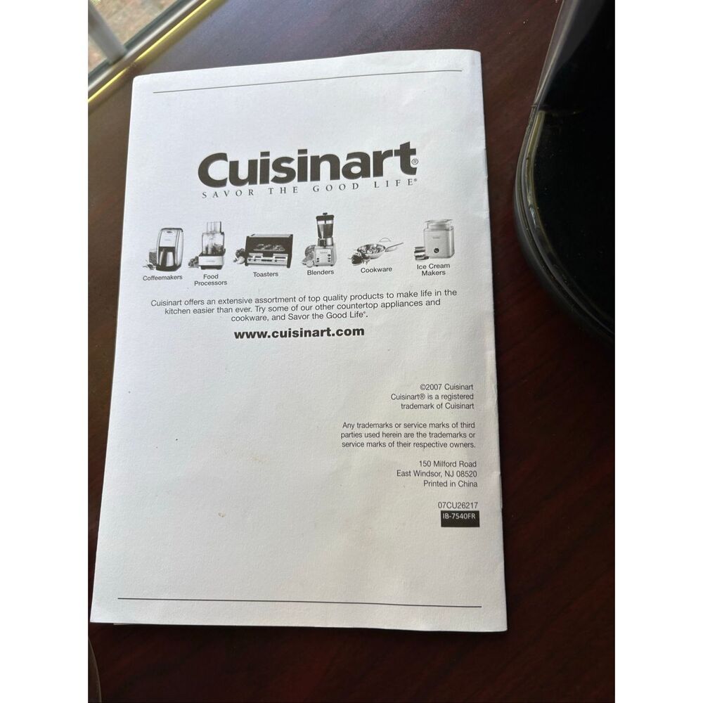 Cuisinart Burr Grind & Brew Coffeemaker, DGB-1400, good condition, 12 cup - Picture 8 of 12